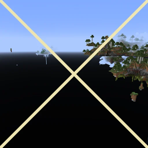 Clear Void: Removes Black Void Under Islands in Minecraft Smoothly