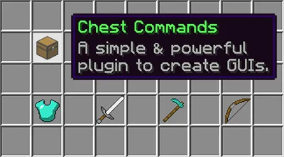 Chest Commands: GUI Chest Menus for Minecraft