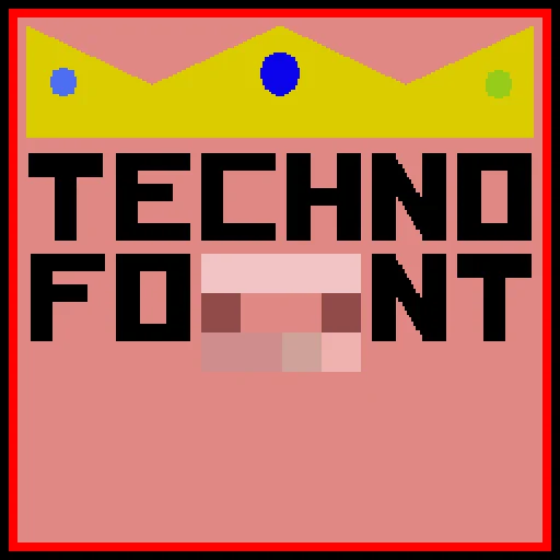 Techno-Font: обзор атмосферного текстурпака в стиле Technoblade